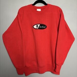 Vintage 90’s Ski Vail Red Sweatshirt Medium Colorado Snowboard Apres Party